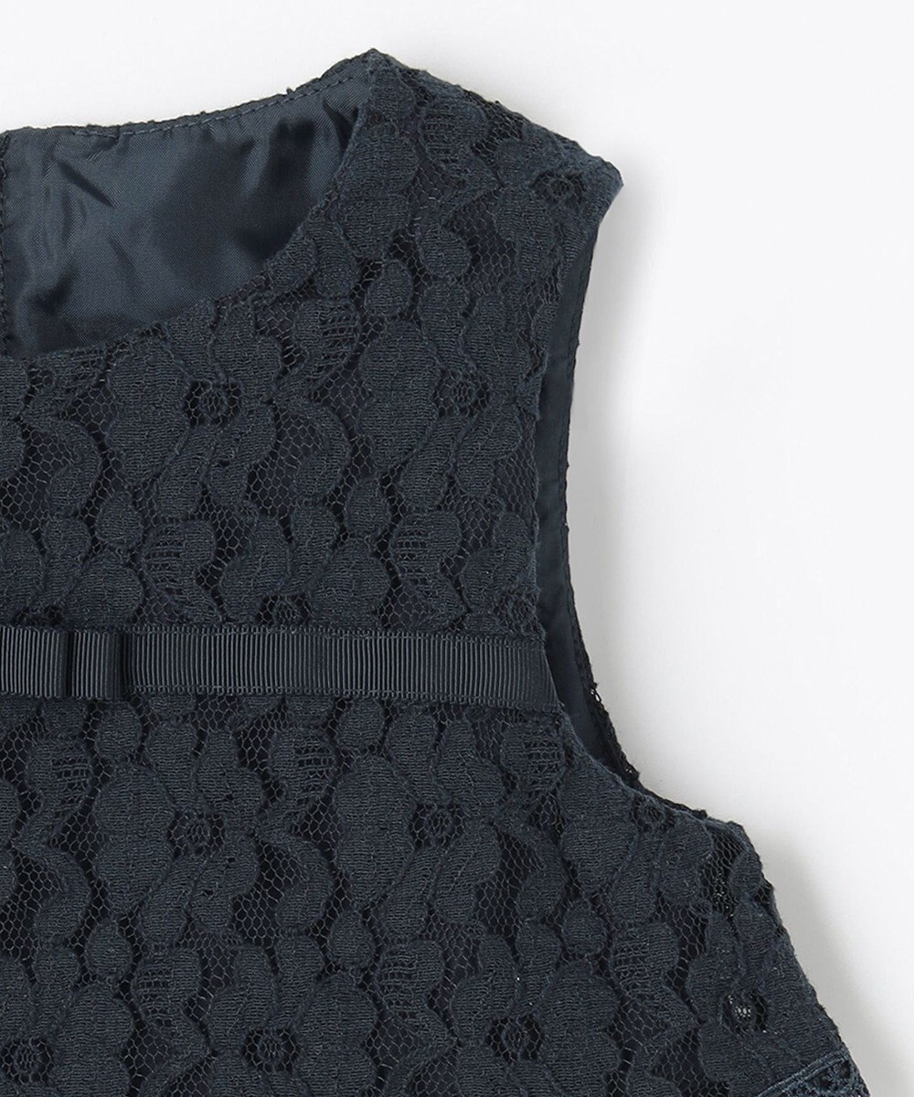 組曲 KIDS 【110-140cm】シフォンプリーツコンビ ワンピース 