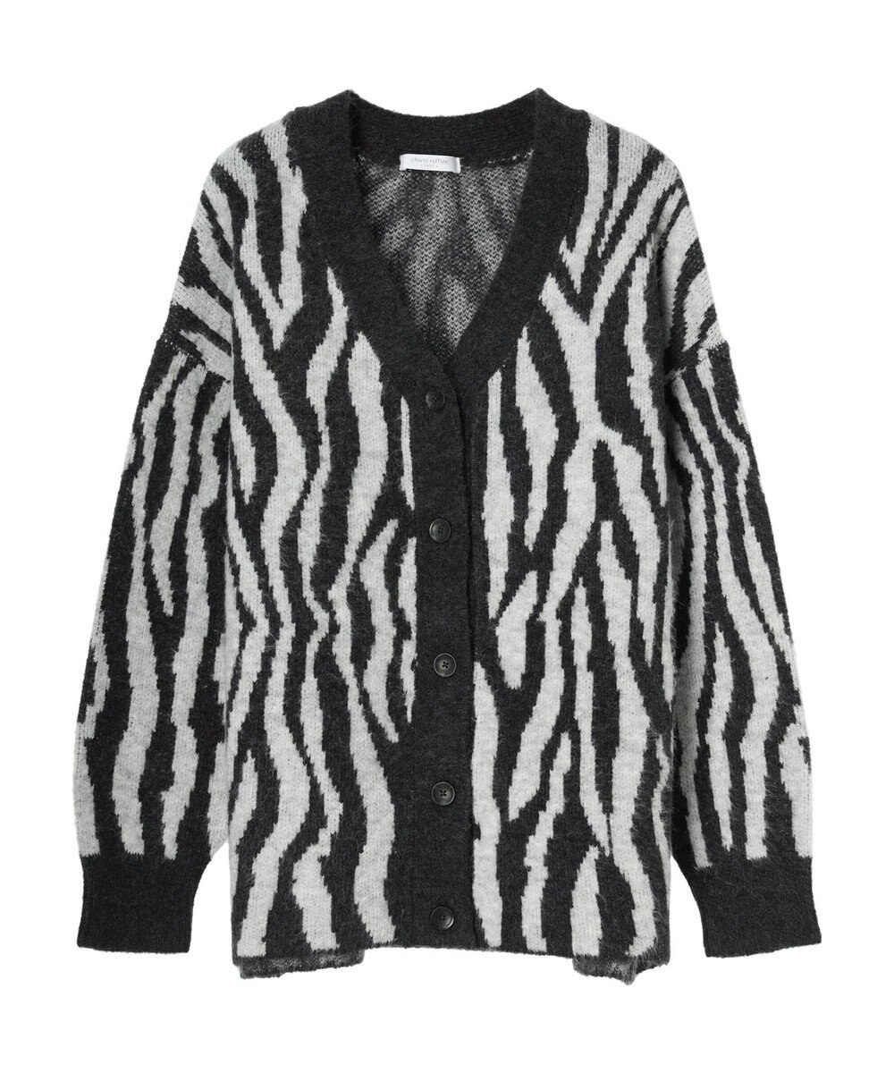 Green Parks 柄アソートニットカーディガン 