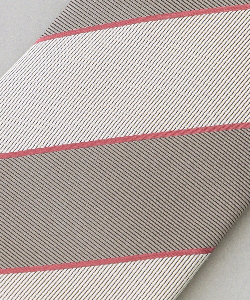 GOTAIRIKU  GOTAIRIKU別注【日本製】シルク ネクタイ_レジメンタル柄 