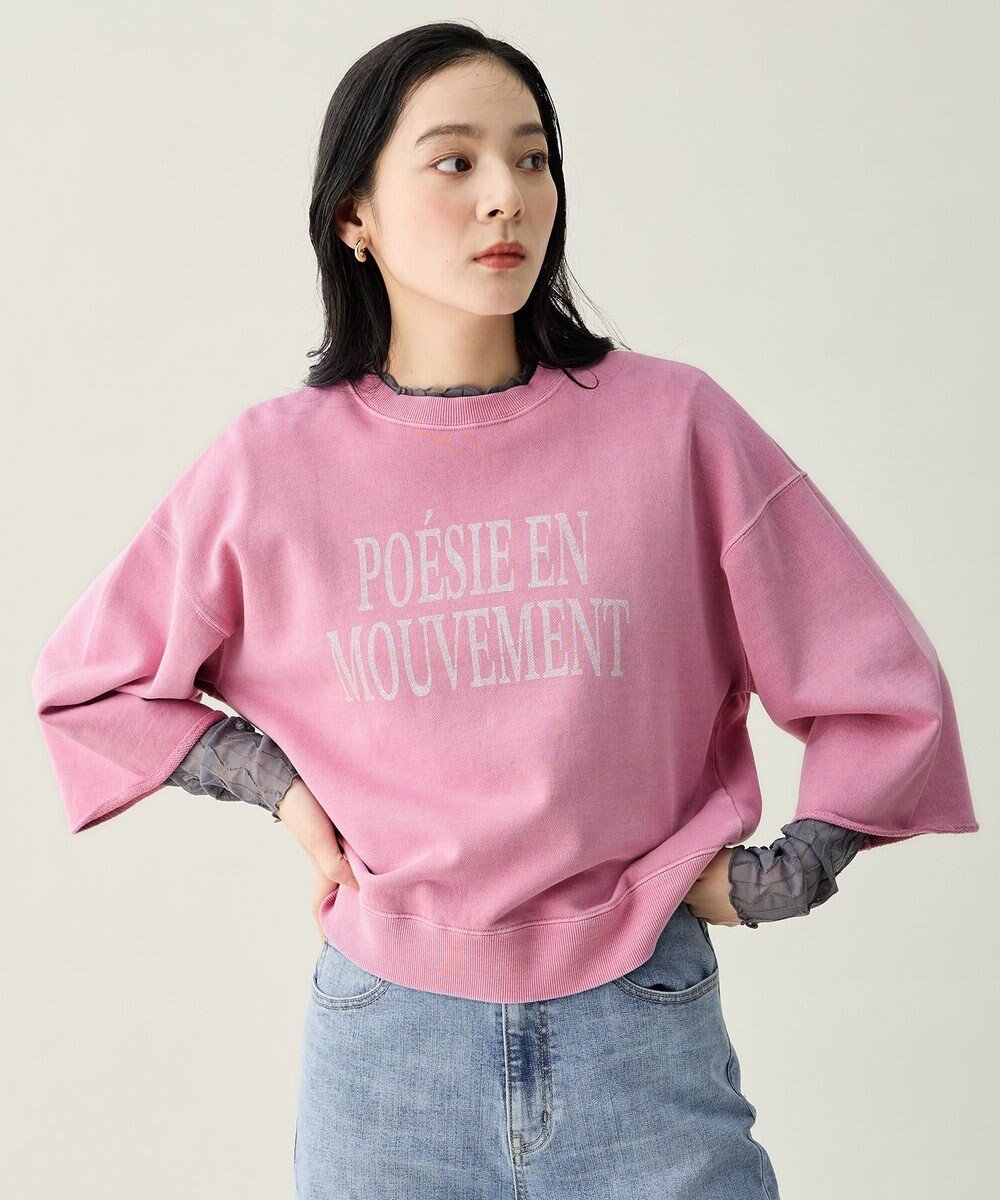 ANY ピグメントロゴスウェット 