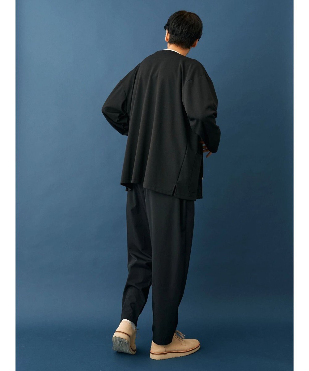 CRAFT STANDARD BOUTIQUE 強撚ポンチラウンドヘムカーディガン 