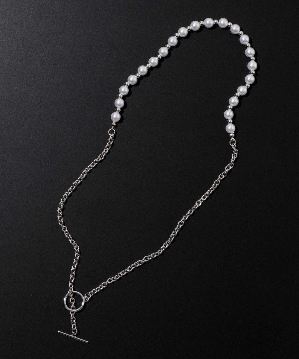 WEGO Mパールミックスチェーンネックレス 