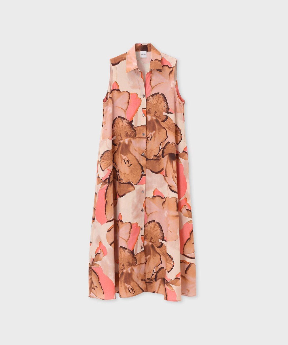 Paul Smith Peper Cut Out ノースリーブ シャツワンピース 