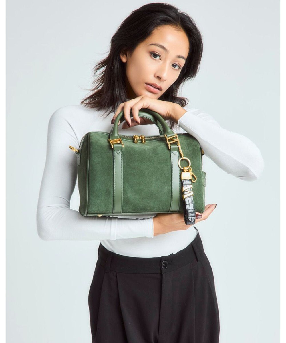 style code 【VerdeVari/ヴェルデヴァリ】スエードボストンバッグ 