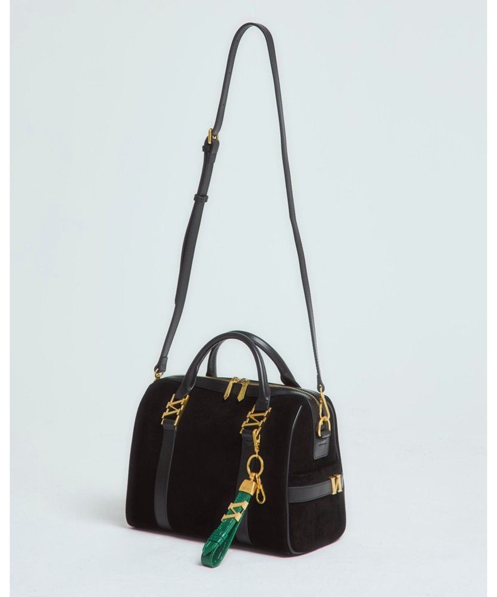 style code 【VerdeVari/ヴェルデヴァリ】スエードボストンバッグ 