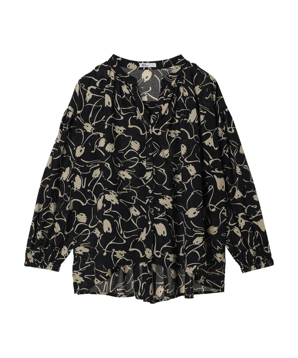 CRAFT STANDARD BOUTIQUE インド綿アソート柄シャツチュニック 