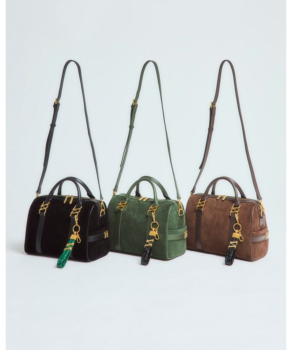 style code 【VerdeVari/ヴェルデヴァリ】スエードボストンバッグ 