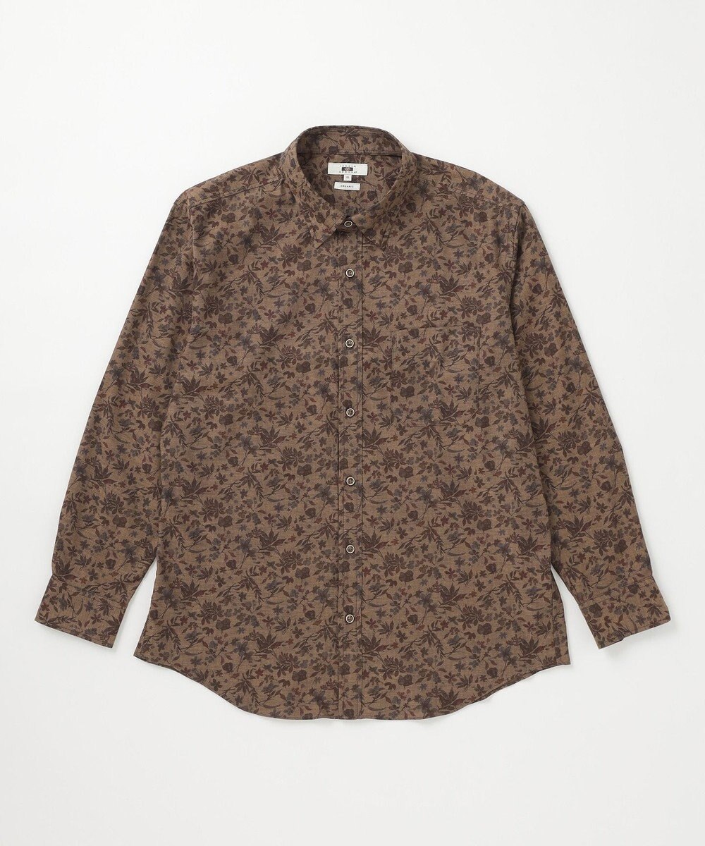 JOSEPH ABBOUD 【キングサイズ】JC花柄プリント　シャツ 