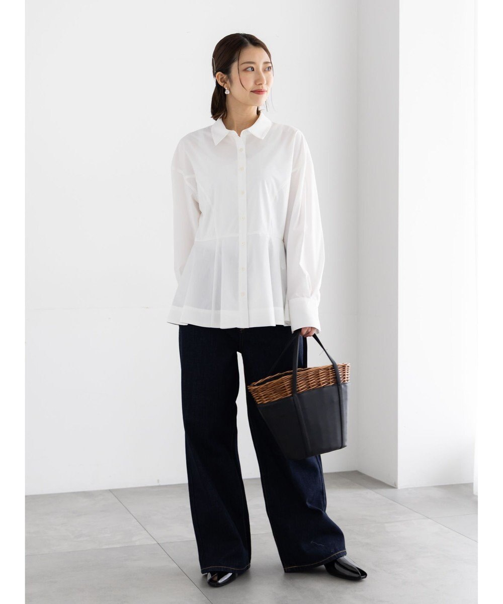 Te chichi ペプラムシャツ 