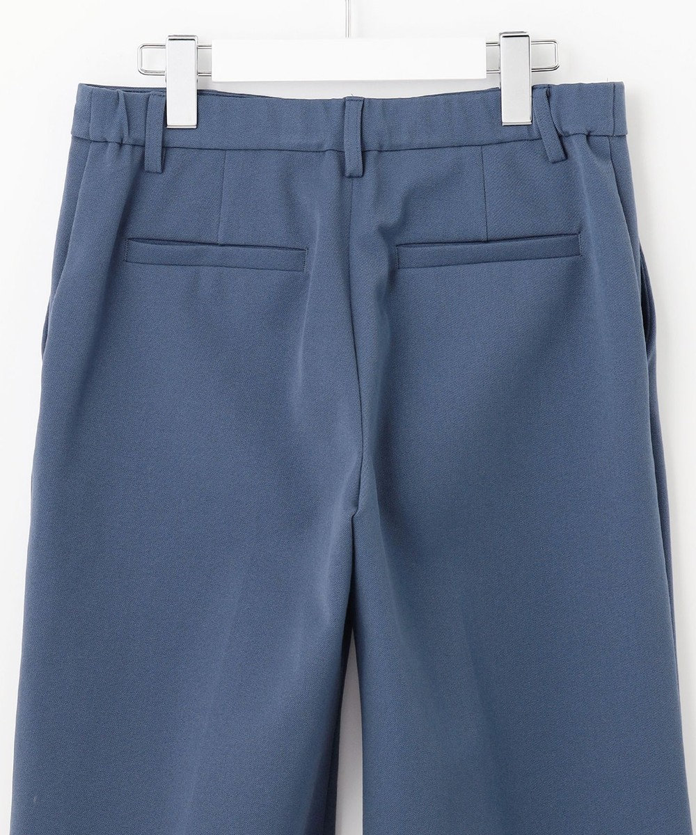 自由区 【裏起毛/撥水加工】TRギャバ ストレートパンツ 