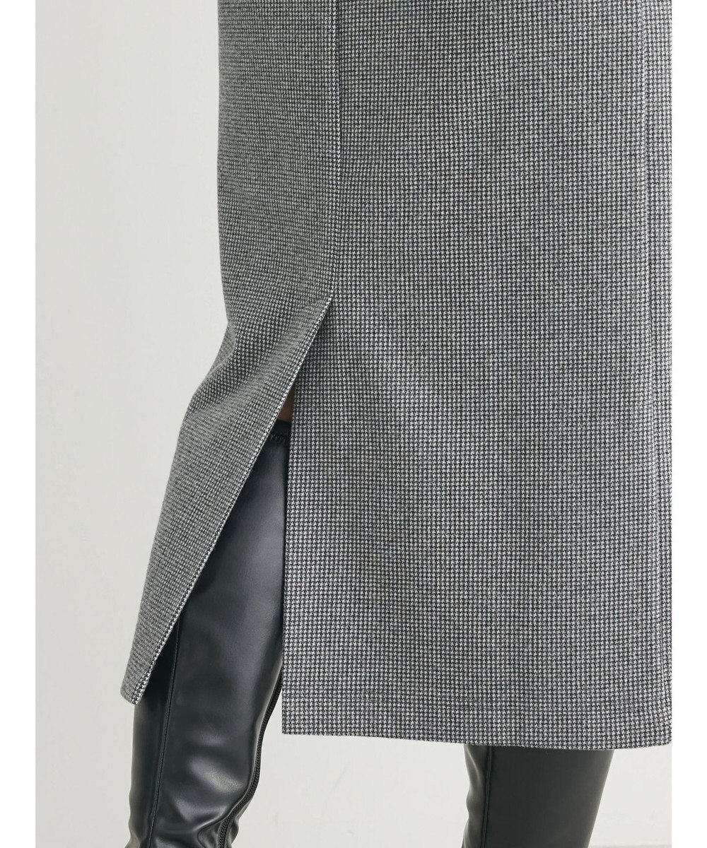 Green Parks 柄圧縮ポンチキーネックジャンスカ 