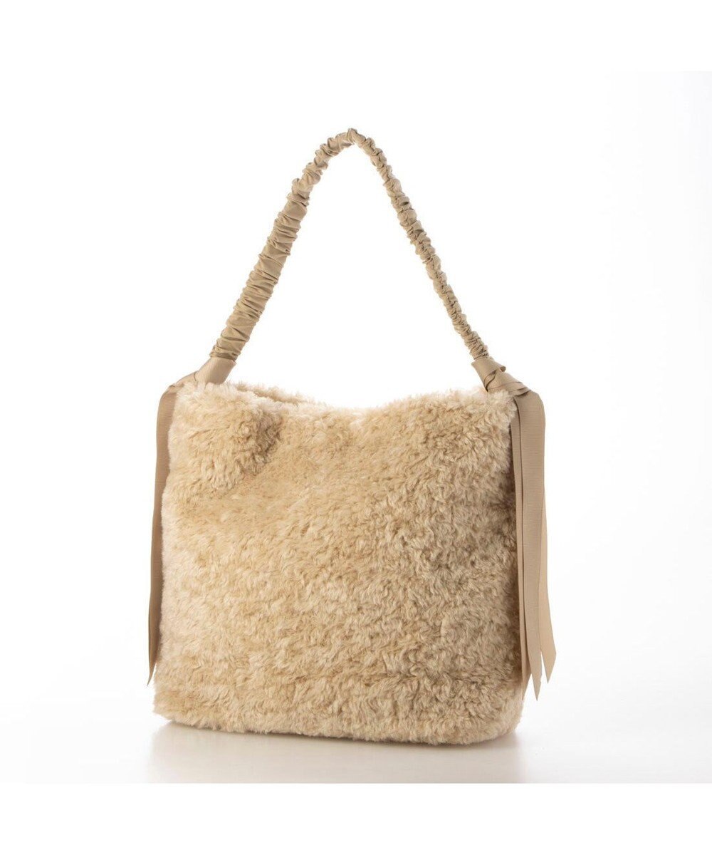 UNBILLION カシュカシュ cachecache / 下がりグログランボアトートバッグ 