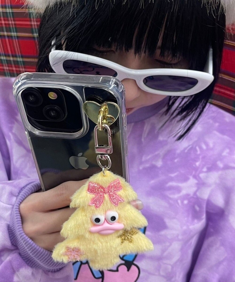 WEGO ミニキラリンツリーモンスターぬいぐるみキーホルダー 