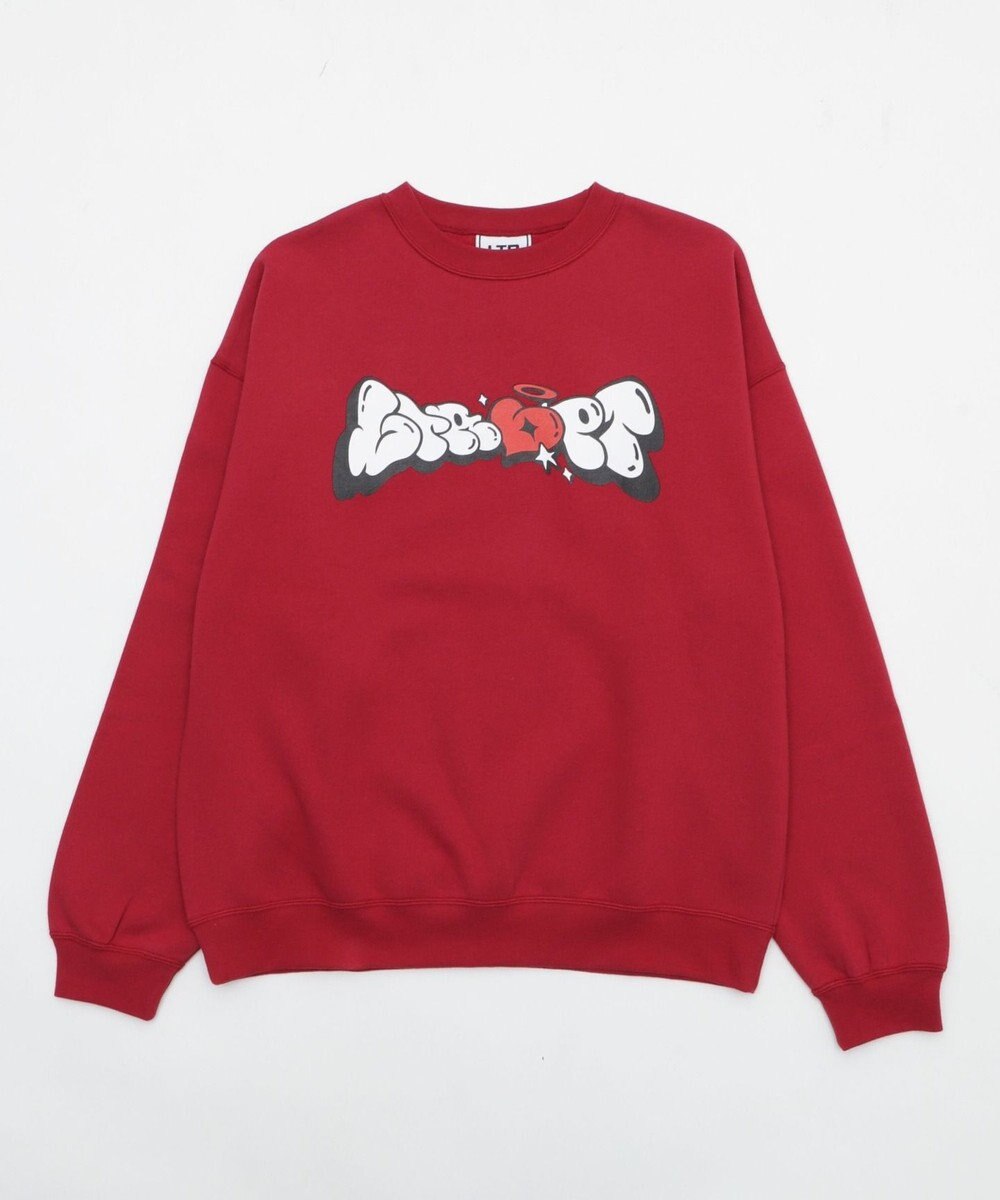 WEGO 【ユニセックス着用ITEM/MLサイズ展開】ハートモチーフプルオーバー 