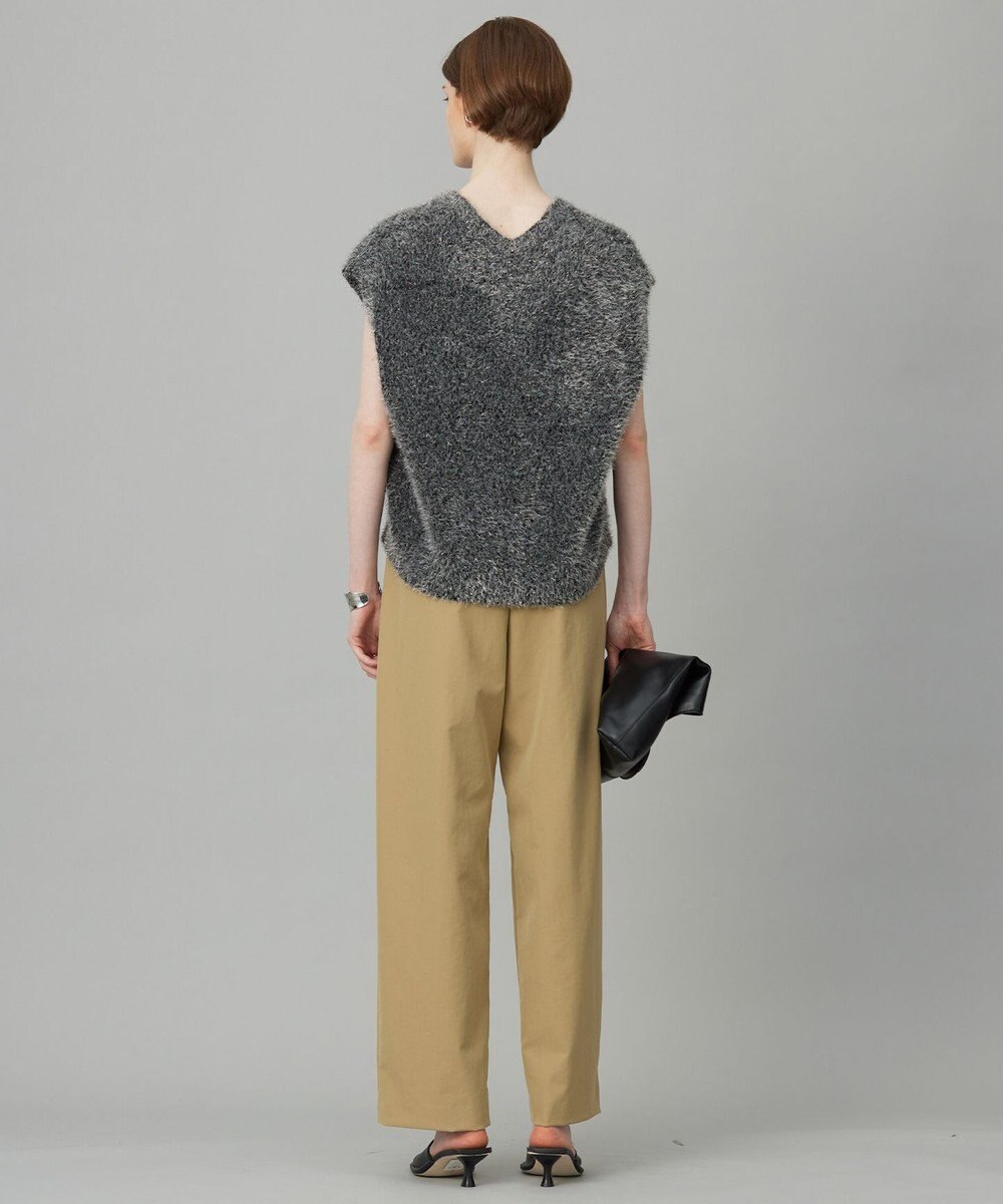 ICB 【洗える】ストレッチピーチツイル バレルパンツ 