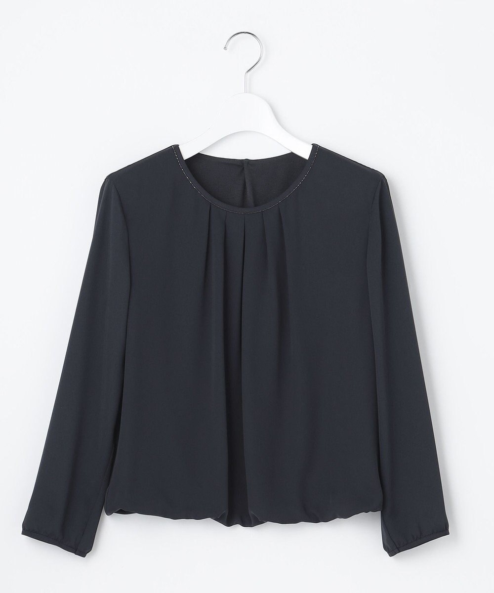 23区 L 【洗える】シルキーデシン ボールチェーン カットソー 