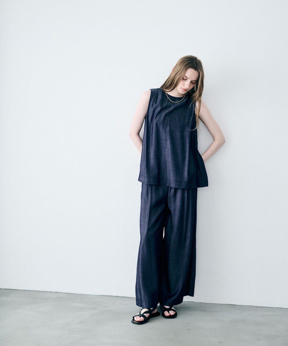 uncrave リヨセルデニム ワイドパンツ 