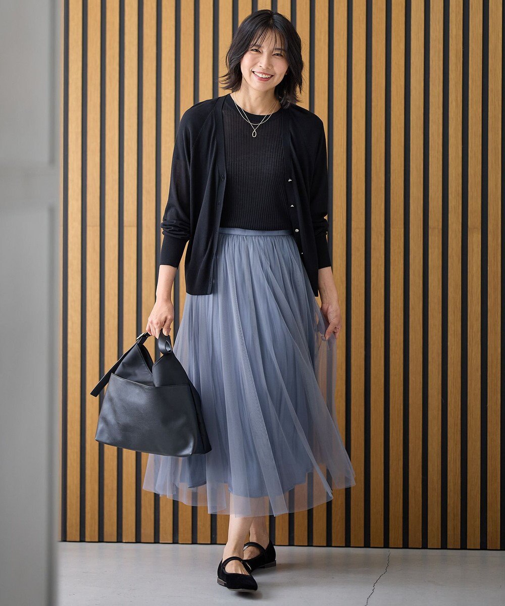 ANY 【2SET】ニットツインセット（半袖ニット＋Vネックカーデ） 