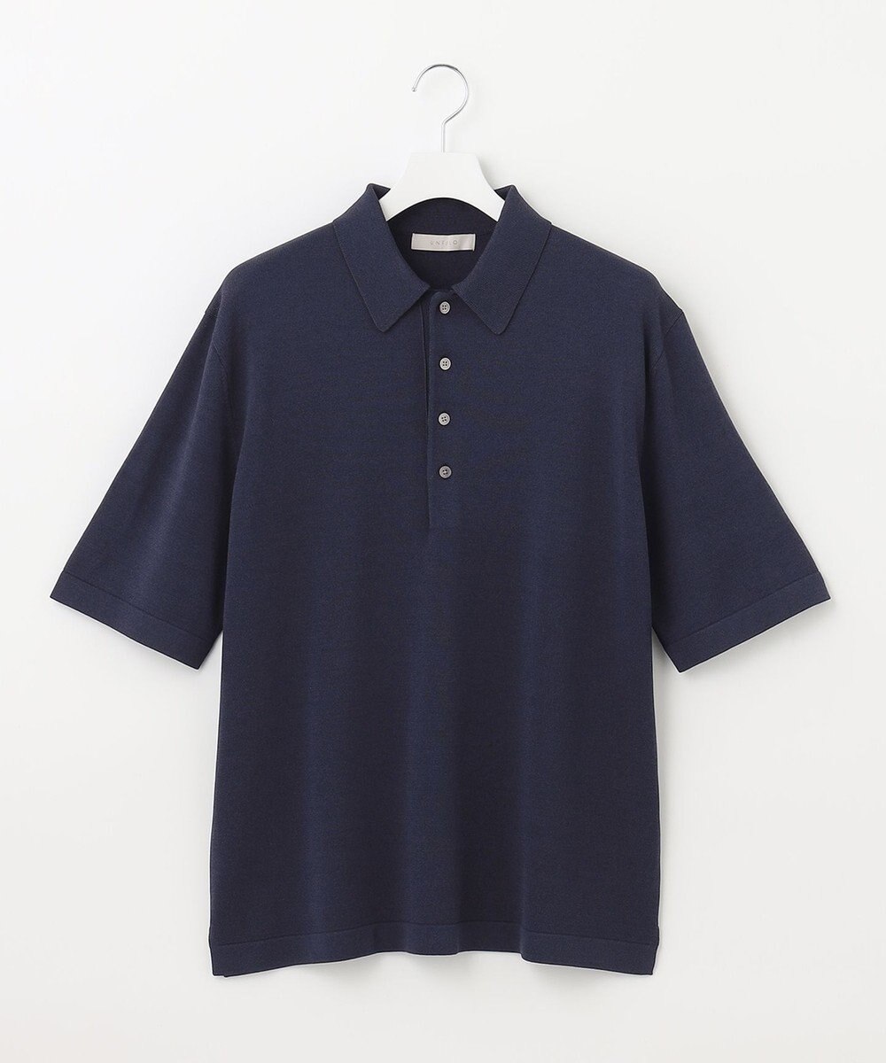 UNFILO MENS 【接触冷感】イージーケア ニットポロ [23年春夏商品] 
