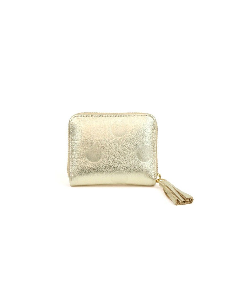 UNBILLION ペルケ perche / ドット型押し・ジャバラカードウォレット 