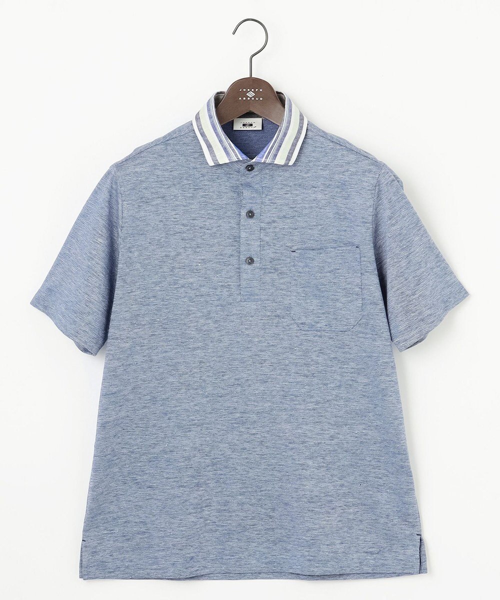 JOSEPH ABBOUD 【リネン素材/吸水速乾/日本素材】リネンハニカム ダディ ポロシャツ 