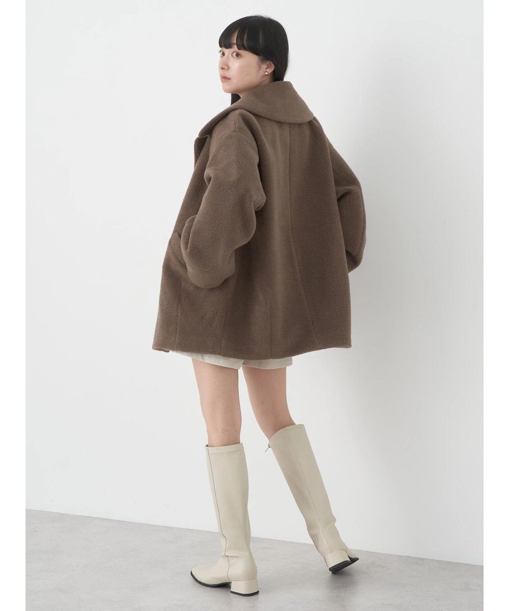 earth music&ecology ＢＩＧカラーコクーンコート 