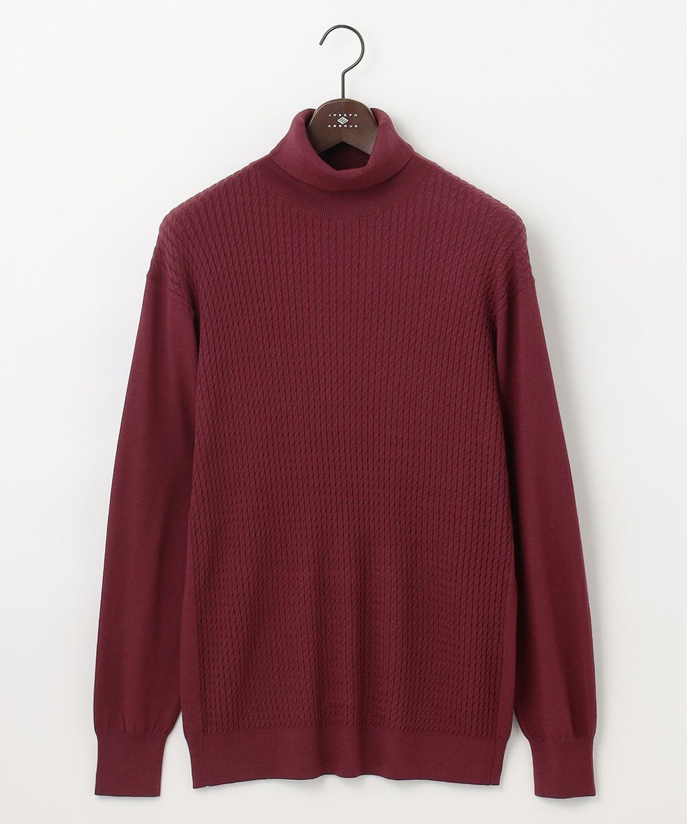 JOSEPH ABBOUD 【キングサイズ・チクチクしないタートルネック/イージーケア/3シーズン対応】 コンフォートタートルネックセーター 