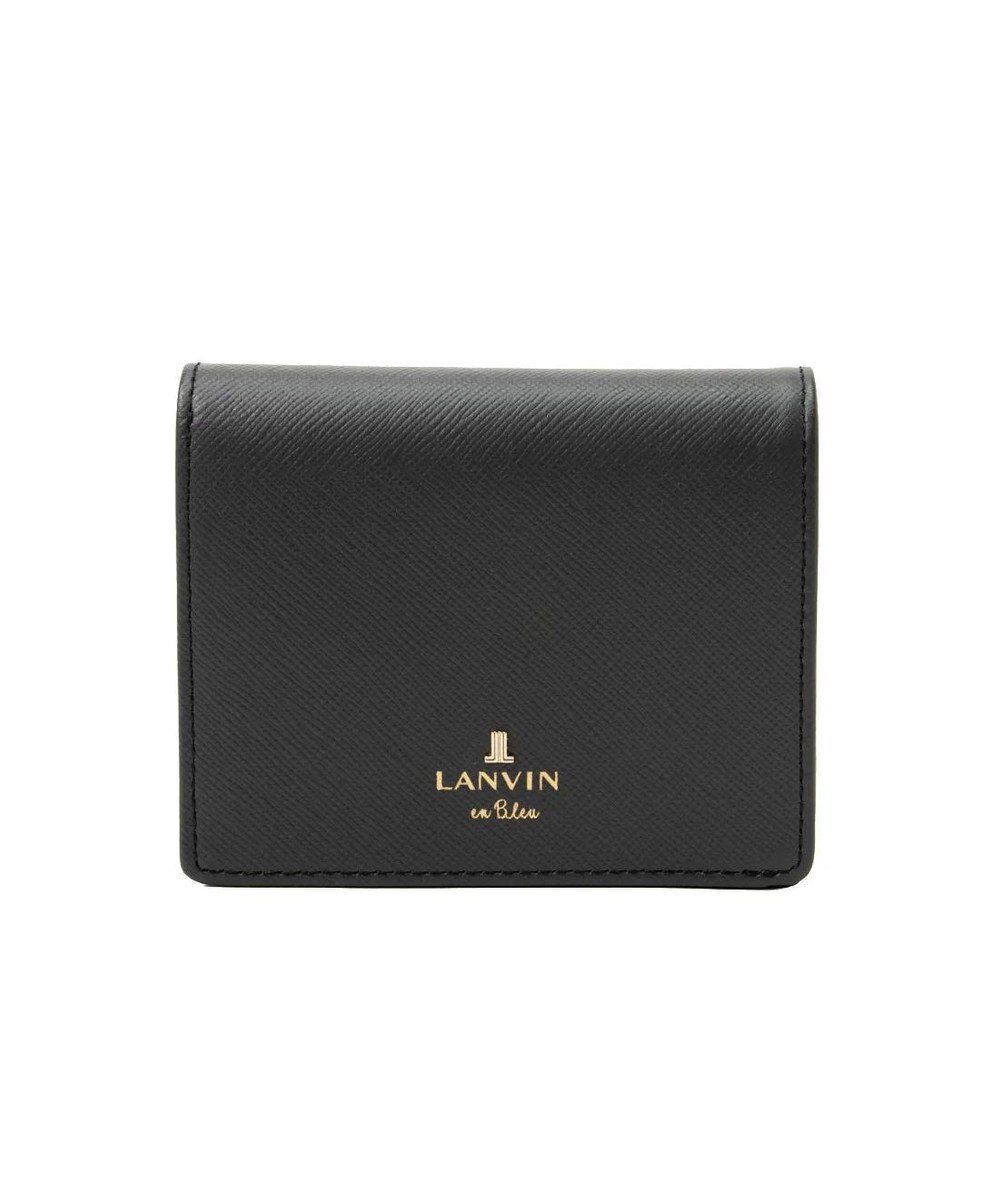LANVIN en Bleu リュクサンブール 二つ折りコンパクト財布 