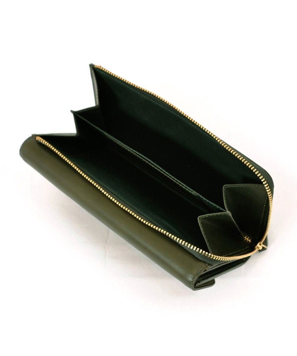 UNBILLION ペルケ perche ジェムストーンヒネリかぶせ長財布 