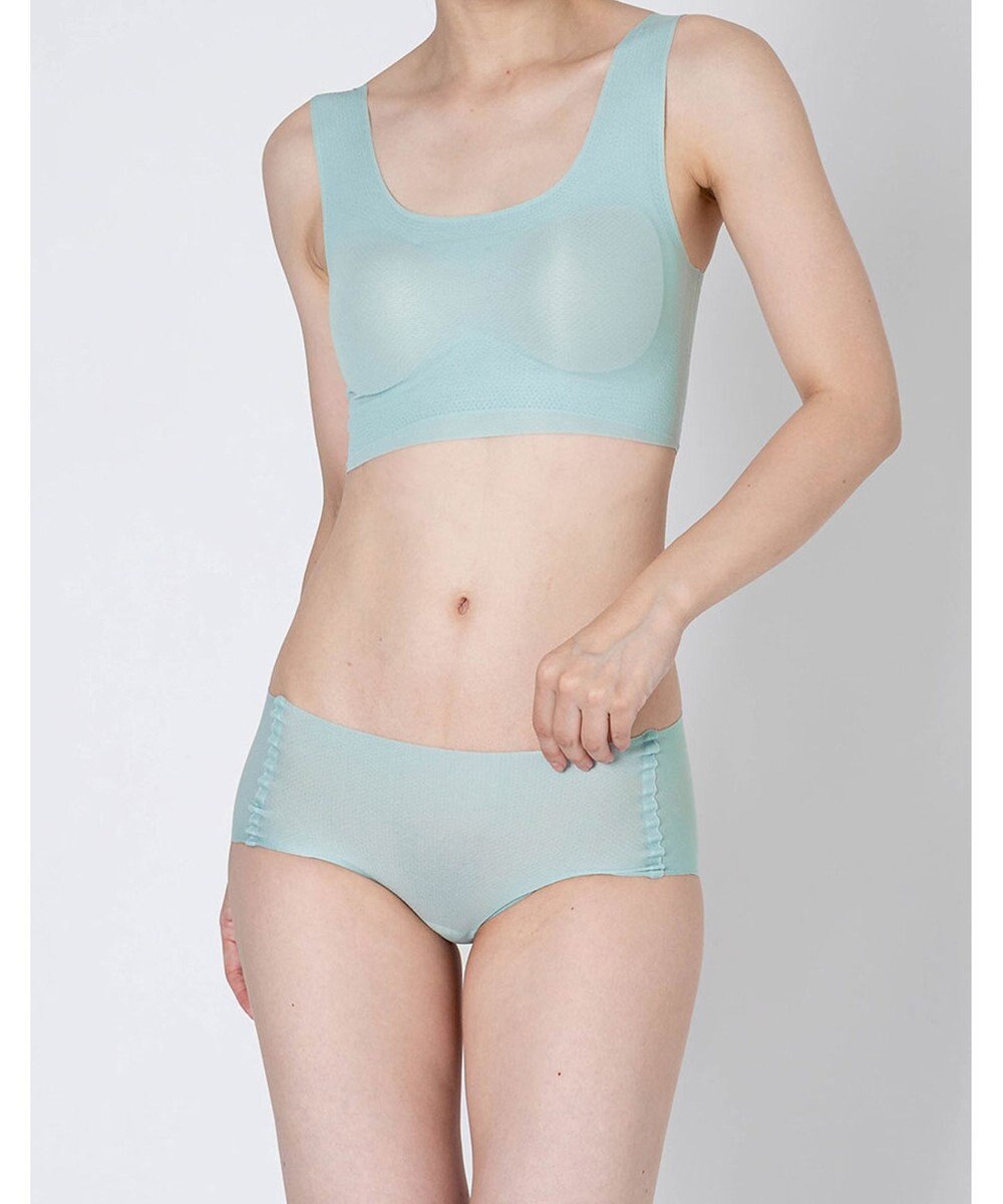 WACOAL 【GOCOCi ゴコチ】 ノンワイヤーブラ ベタつきにくく乾きやすい 通気性がよい 立体的なバストシルエット ブラトップ ハーフトップ レディース CGG571 /ワコール 