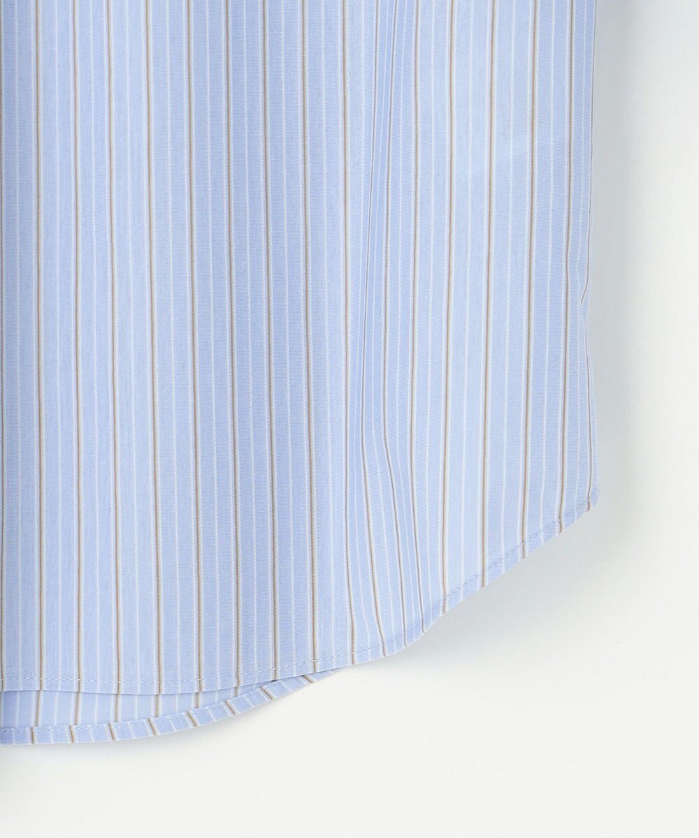 J.PRESS LADIES 【イージーケア】STRIPE JERSEY シャツ衿 カットソー 