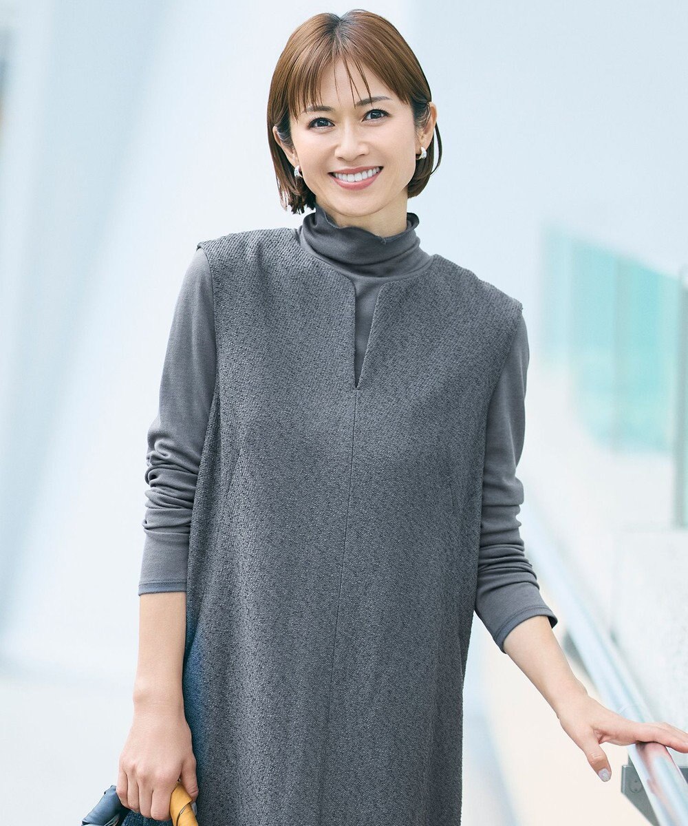 自由区 【SHIHOさん着用】シアーツイストインナー トップス 