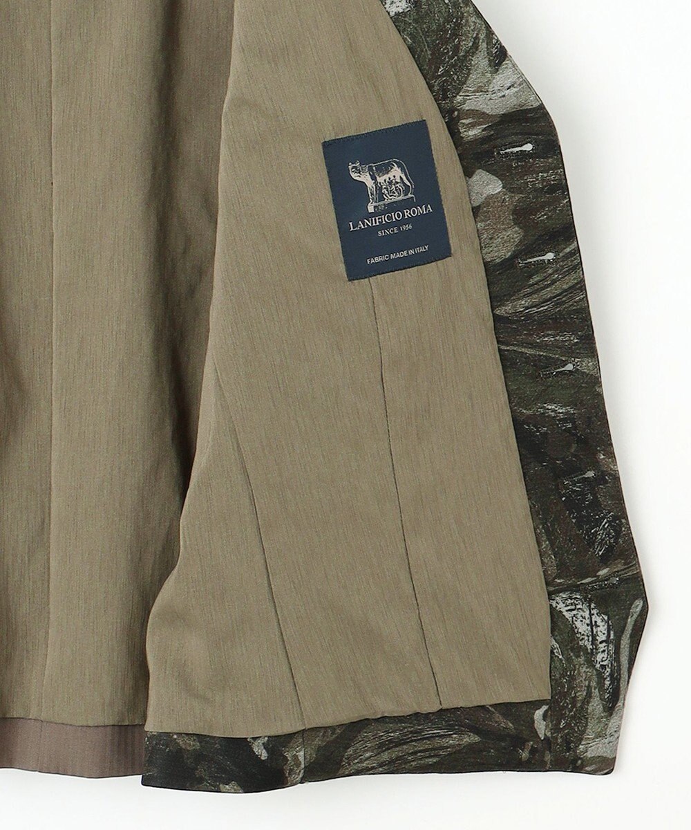 JOSEPH ABBOUD 【イタリア素材/軽量/ストレッチ】バックプリントジャージーベスト 