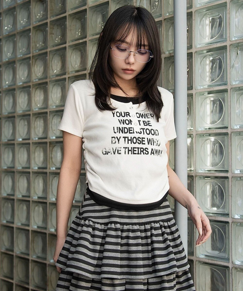 WEGO レイヤードグラフィックT 