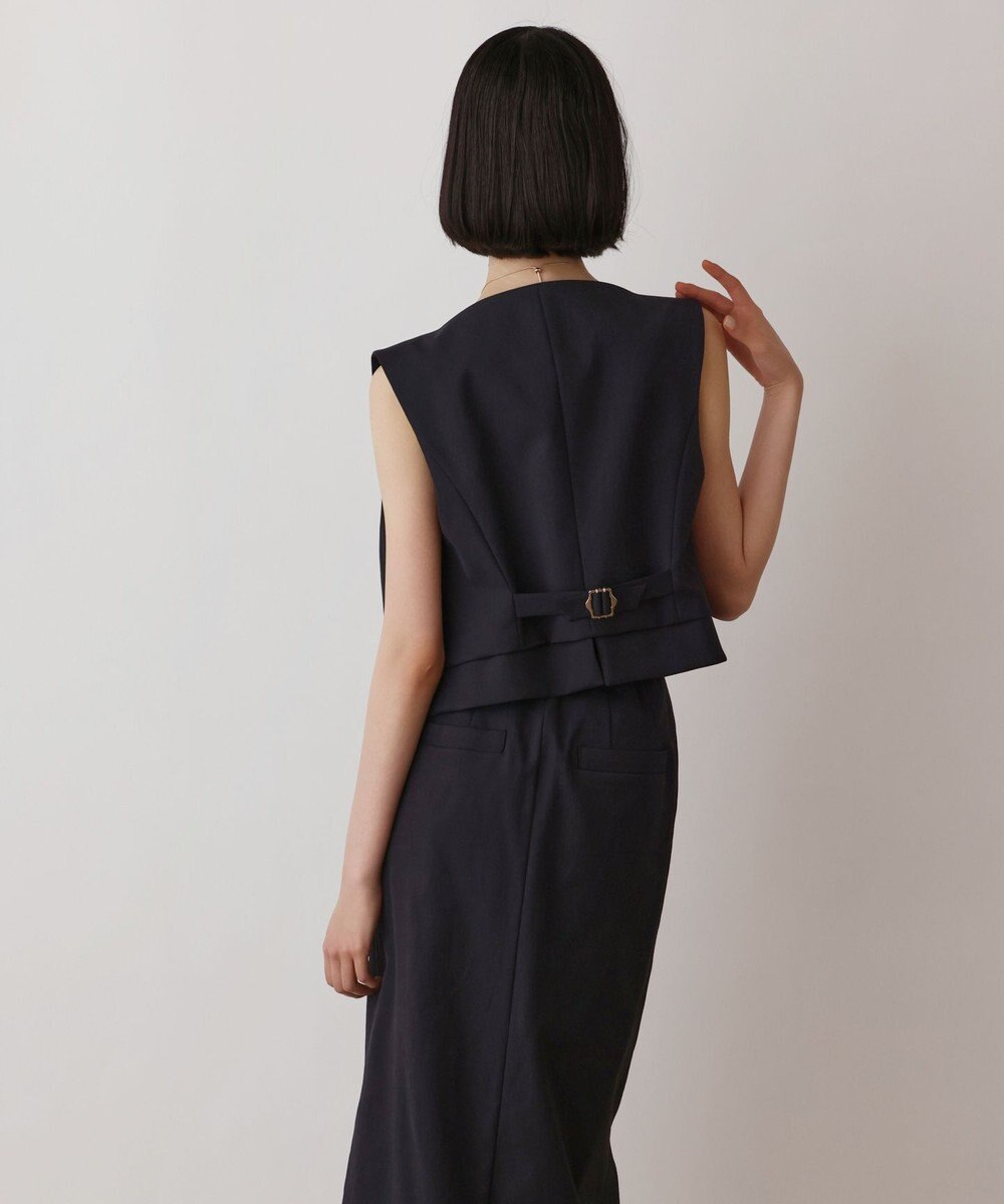 GRACE CONTINENTAL オックスショートジレ 