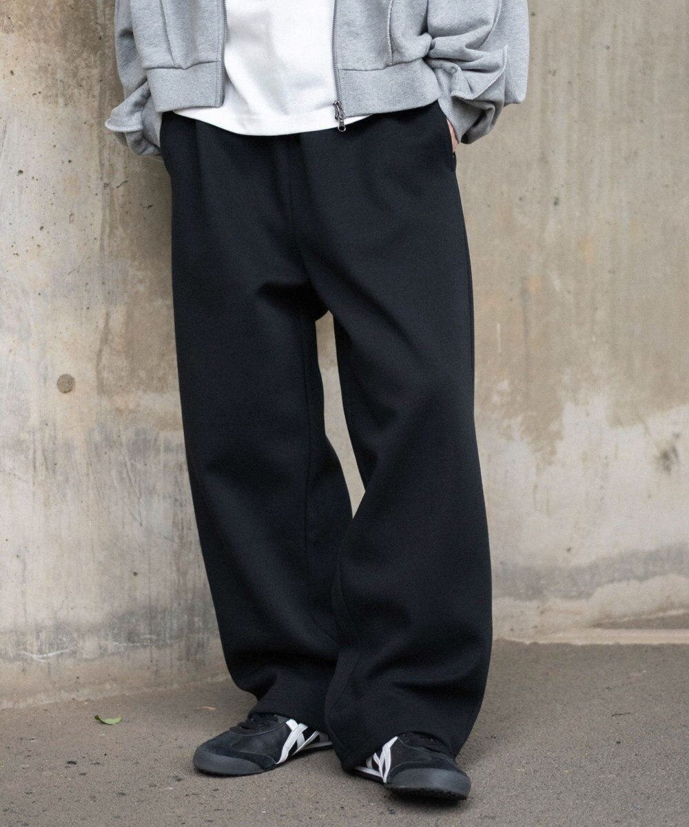 WEGO 【ユニセックス着用ITEM/MLサイズ展開/ウエストゴム】ボンディングスウェットパンツ 
