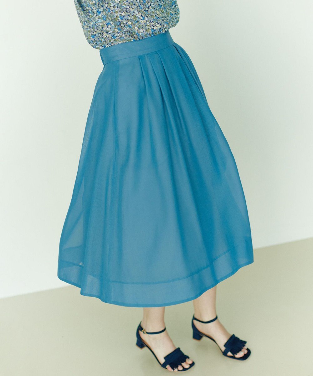 組曲 フリンジチャンキーヒールサンダル 