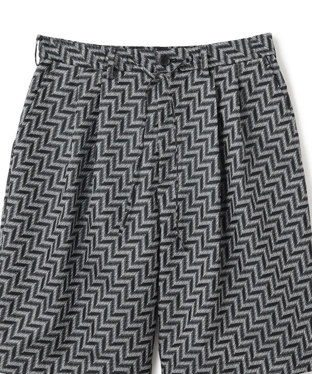 JOSEPH HOMME 【HIGH GRADE LINE】カスリシェブロンジャガード　ドロスト付ワイドショートパンツ / WAVE 2TUCK SHORTS 