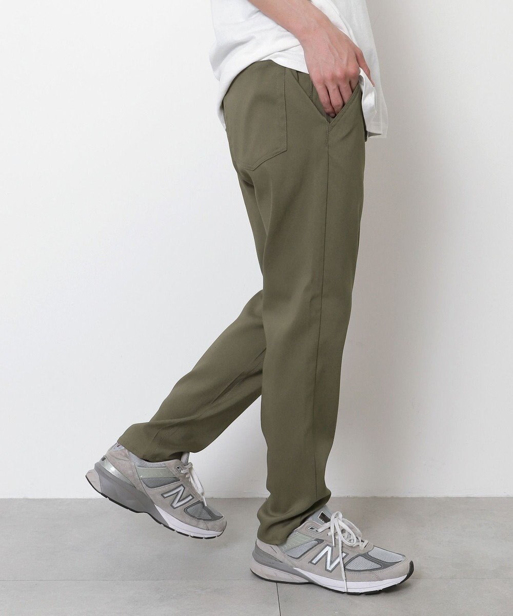 WEGO 【接触冷感/吸水速乾/ストレッチ/ウエスト紐/らくらくのびる/MLサイズ展開】カルゼレギンスアンクルパンツ 