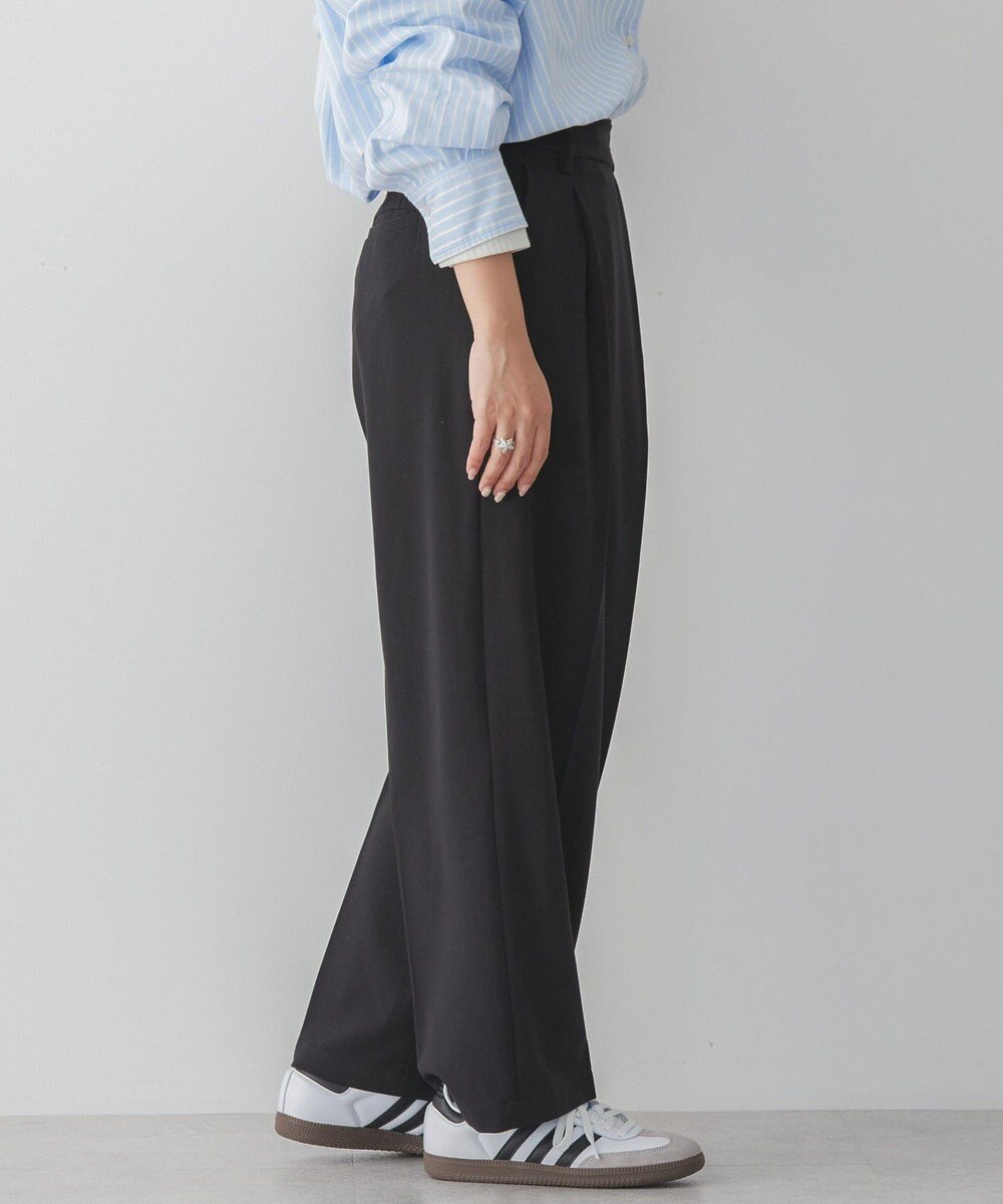 AMERICAN HOLIC イージーケアラップ風パンツ 