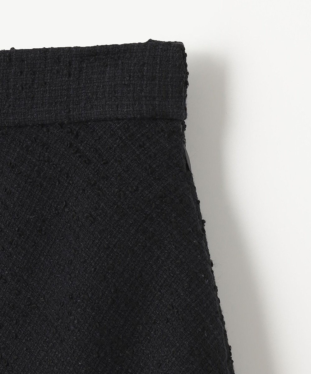 NAVE 【Nave】ストライプツィード  フレアースカート 