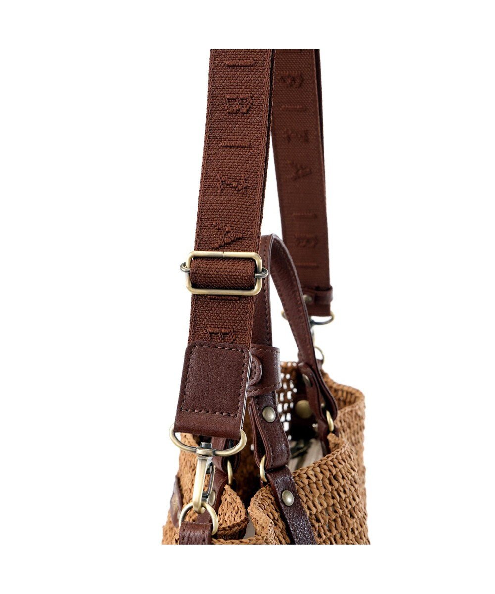 IBIZA ラフィア　2WAYバッグ 