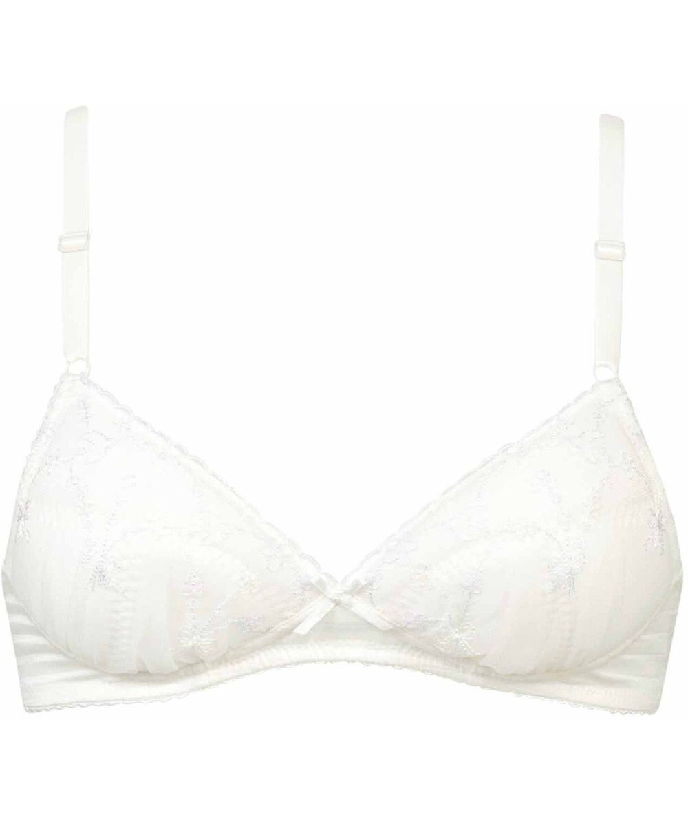 Wing ジュニア ノンワイヤーブラ Wing Teen やさしいフィット感 綿混素材(カップ肌側) 【STEP3 まるみをおびてきた胸に】 RB6136 ウイング／ワコール 