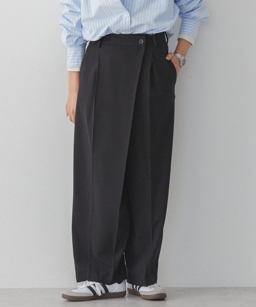 AMERICAN HOLIC イージーケアラップ風パンツ 