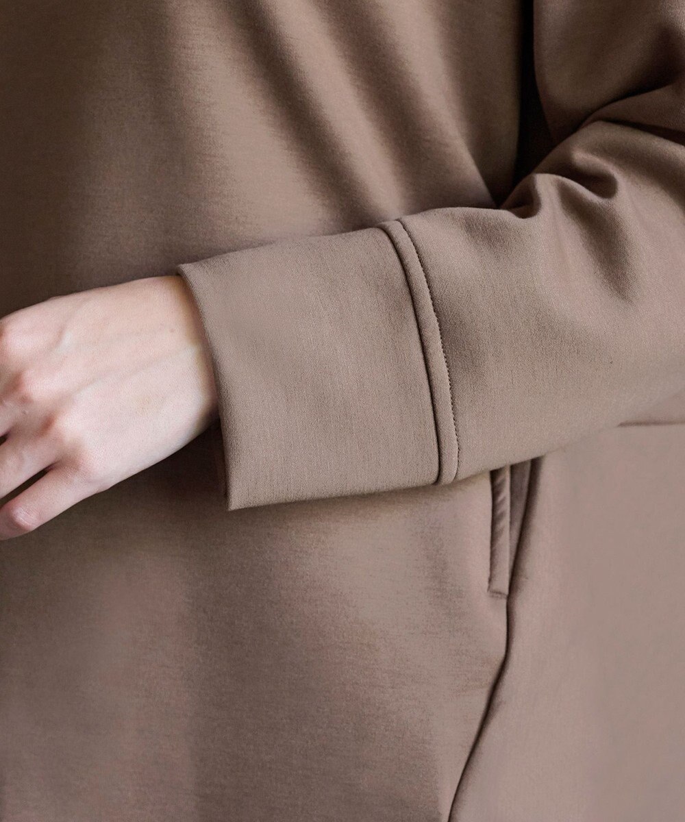 Tiaclasse 【洗える】バックフレアダンボールパーカー 