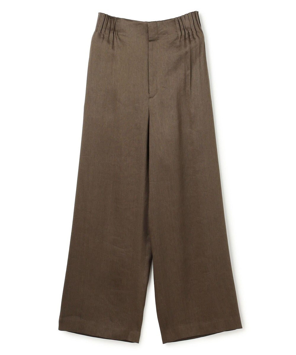 BEIGE， MICA / リネンブレンドイージーワイドパンツ 