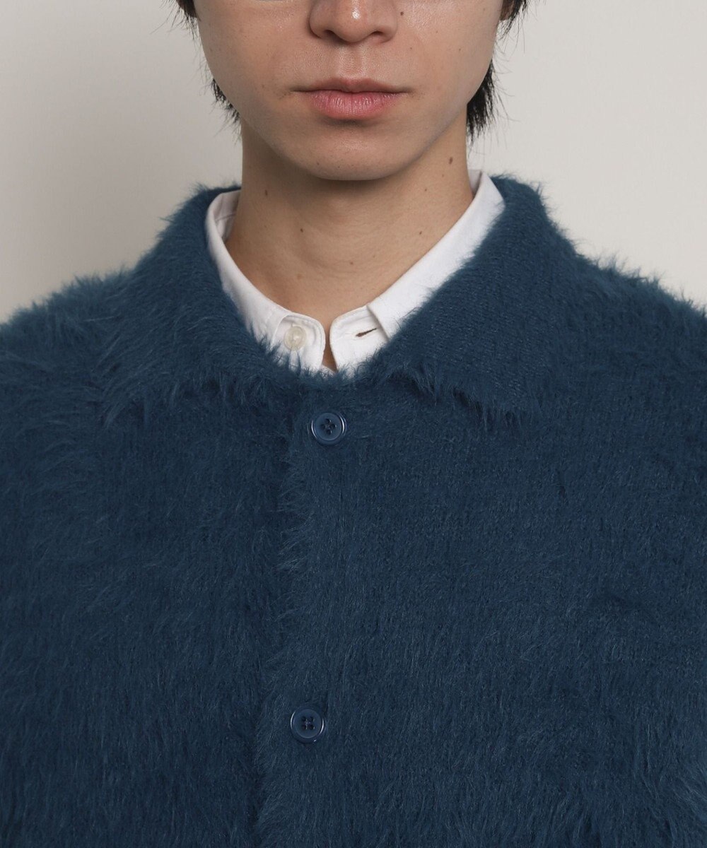 WEGO 【ユニセックス着用ITEM】フェザーニットボタンシャツ 