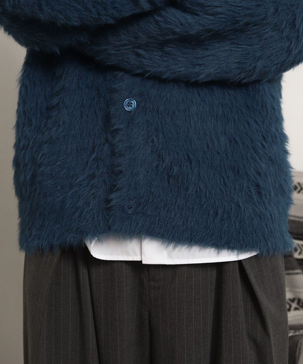 WEGO 【ユニセックス着用ITEM】フェザーニットボタンシャツ 