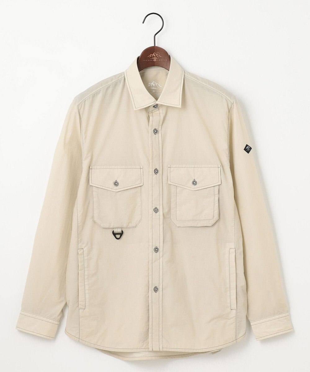 JOSEPH ABBOUD MOUNTAIN 【軽量/ECO撥水/ストレッチ/男女兼用】ライトワッシャー アウトドアシャツ 