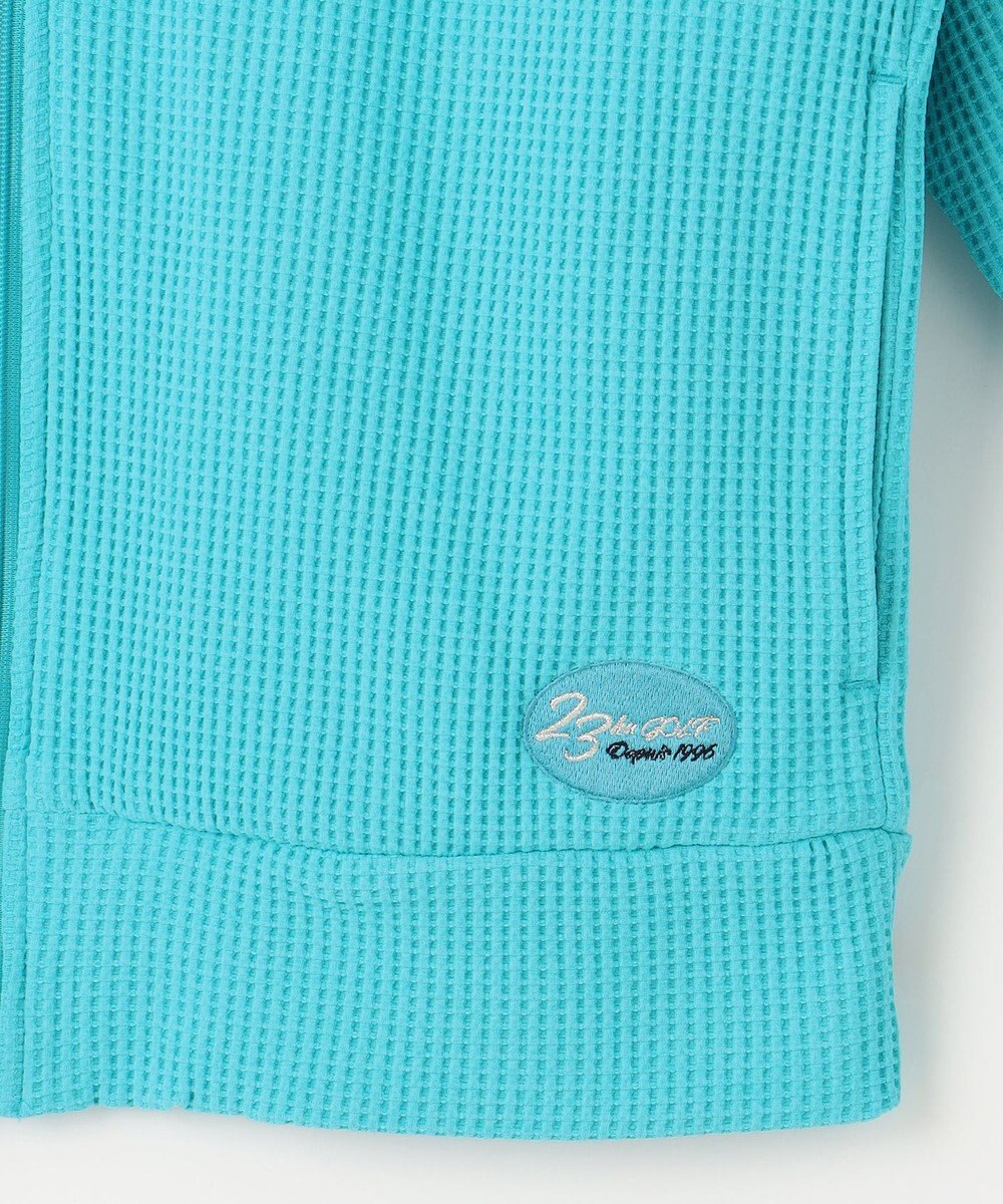 23区GOLF 【WOMEN】【UVケア】テクニカルワッフル フーディ 